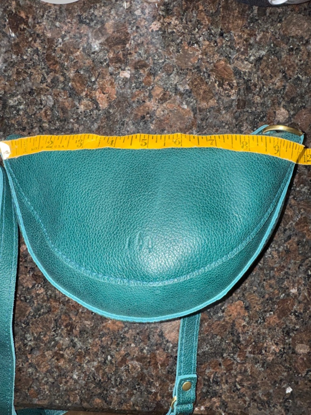 Portland Leather Goods Koala Sling Crossbody Small Seaglass Color Beautiful - Picture 11 of 13